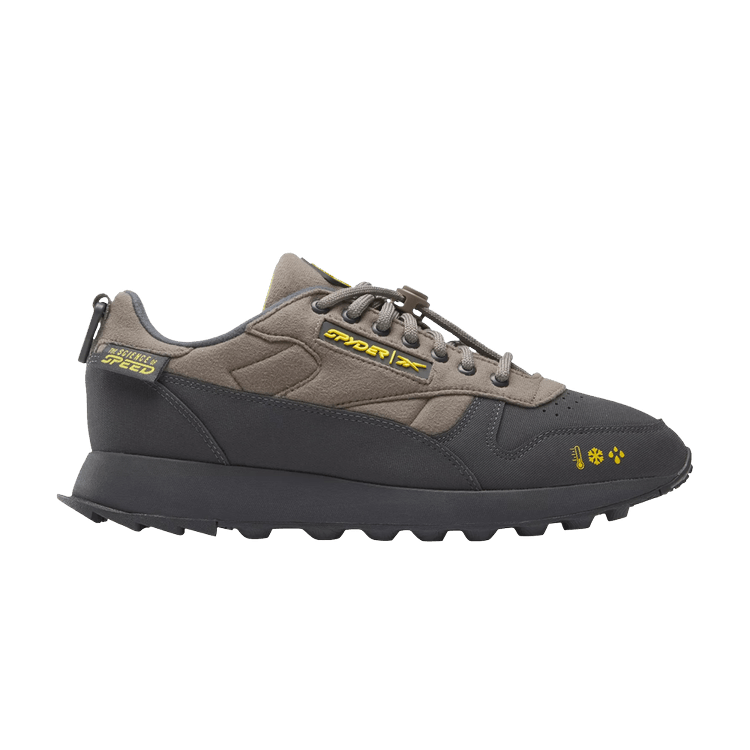 Spyder x Classic Leather Trail 'Cement Boldly Yellow' Sneaker Release and Raffle Info