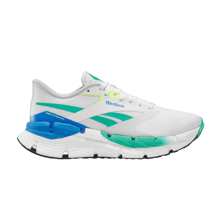 Wmns FloatZig Symmetros 'White Unleashed Green Blue' Sneaker Release and Raffle Info