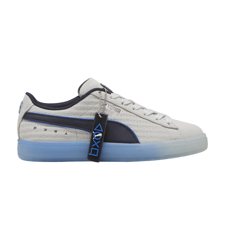 Playstation x Suede 'Glacial Grey' Sneaker Release and Raffle Info