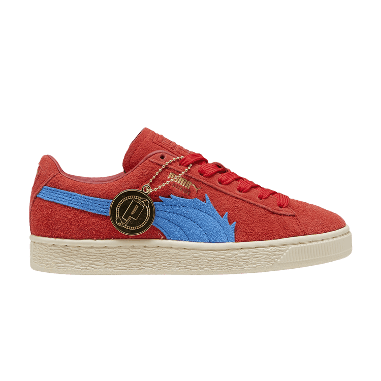 One Piece x Suede Big Kid 'Luffy' Sneaker Release and Raffle Info