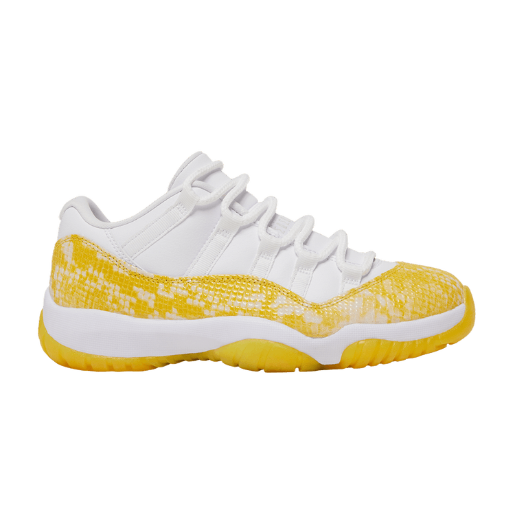 Women's Air Jordan 11 Yellow Snakeskin Sneaker Release and Raffle Info