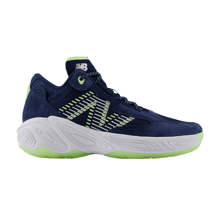 Fresh Foam BB v2 'Navy Bleached Lime Glow' Sneaker Release and Raffle Info