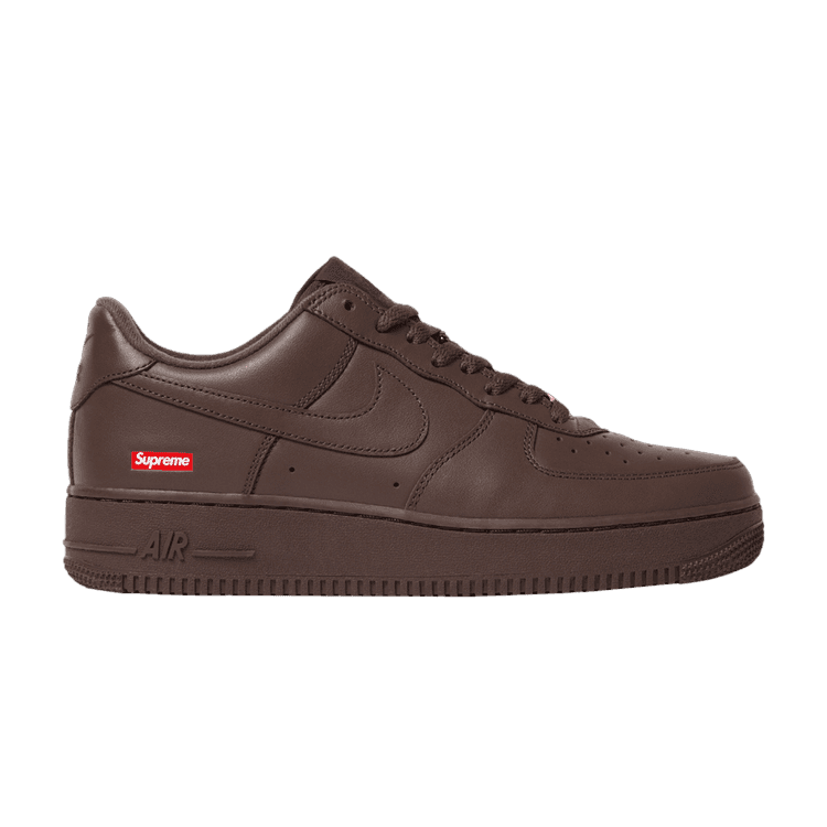 Supreme x Air Force 1 Low 'Box Logo - Baroque Brown' Sneaker Release and Raffle Info