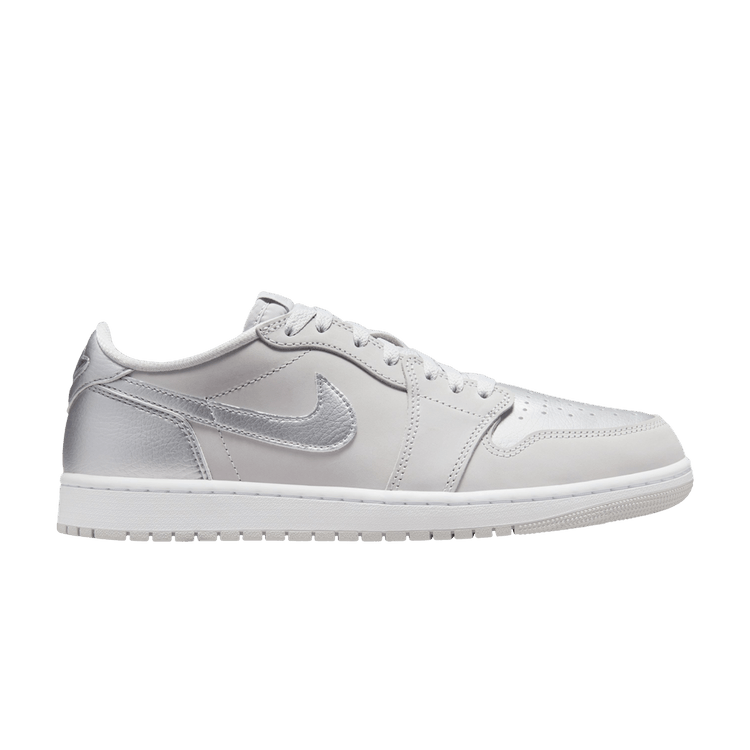 Air Jordan 1 Retro Low OG 'Metallic Silver' Sneaker Release and Raffle Info