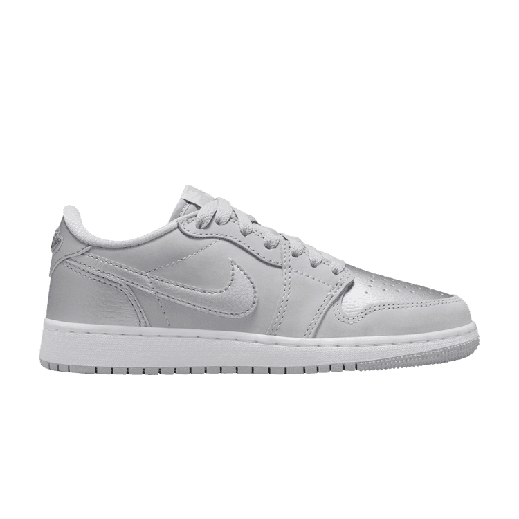 Air Jordan 1 Retro Low OG GS 'Metallic Silver' Sneaker Release and Raffle Info