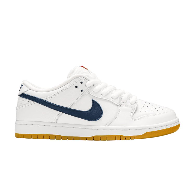 Nike SB Dunk Low Orange Label White Navy Sneaker Release and Raffle Info