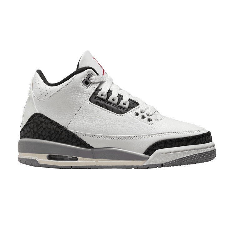 Air Jordan 3 Retro GS 'Cement Grey' Sneaker Release and Raffle Info