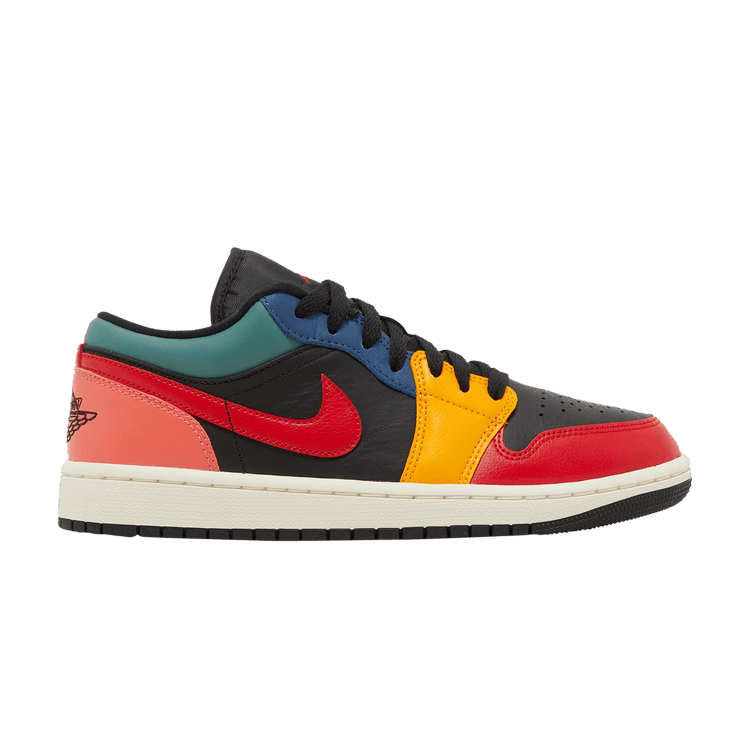 Wmns Air Jordan 1 Low SE 'Black Multi-Color' Sneaker Release and Raffle Info