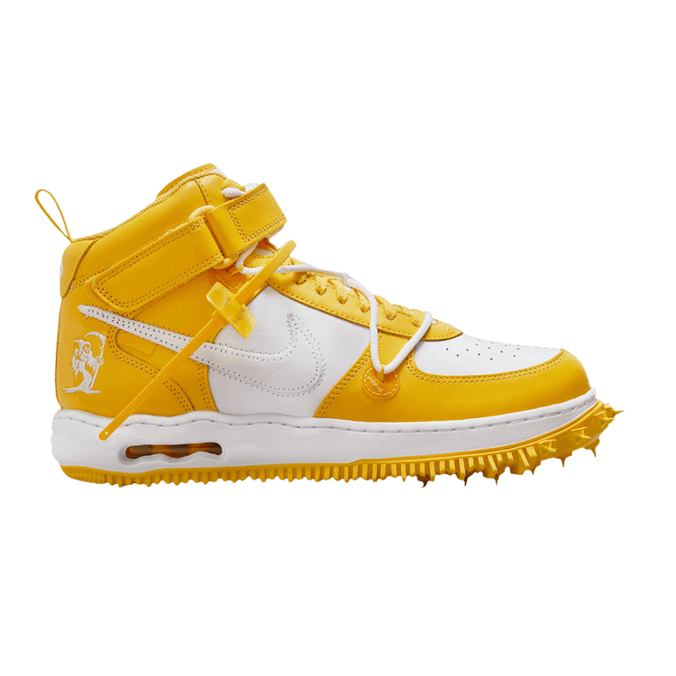 Off-White x Air Force 1 Mid SP Leather 'Varsity Maize' Sneaker Release and Raffle Info