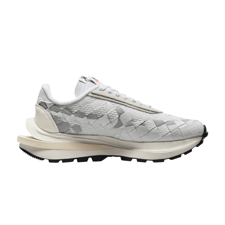 Jean Paul Gaultier x sacai x VaporWaffle Woven 'White' Sneaker Release and Raffle Info