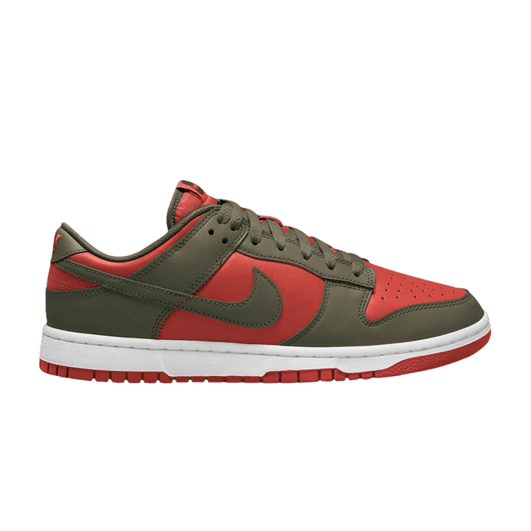 Dunk Low 'Cargo Khaki Mystic Red' Sneaker Release and Raffle Info