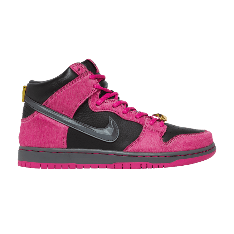 Nike SB Dunk High x Run The Jewels Active Pink and Black Sneaker Release and Raffle Info