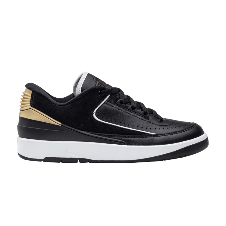 Wmns Air Jordan 2 Retro Low 'Black Metallic Gold' Sneaker Release and Raffle Info