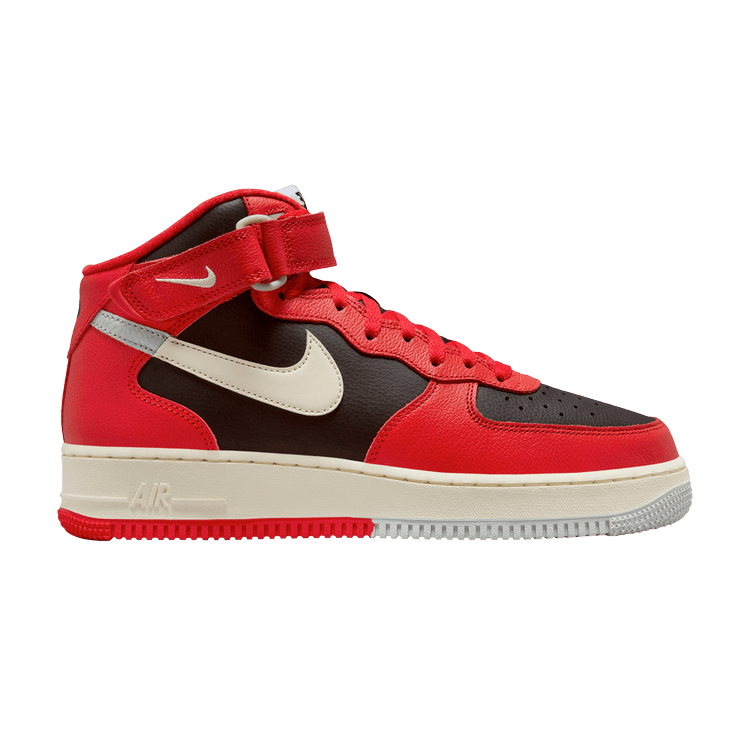 Air Force 1 Mid '07 LV8 'Split - University Red Black' Sneaker Release and Raffle Info