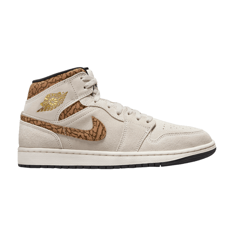 Air Jordan 1 Mid SE 'Brown Elephant' Sneaker Release and Raffle Info