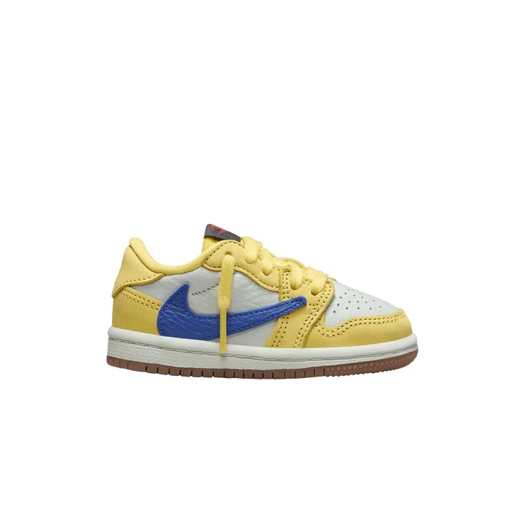 Travis Scott x Air Jordan 1 Retro Low OG SP TD 'Canary' Sneaker Release and Raffle Info