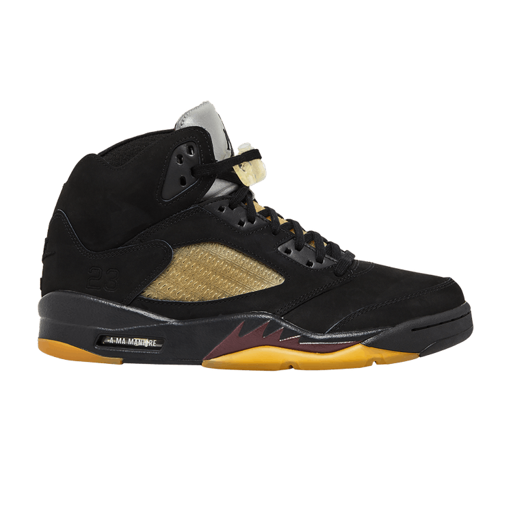 A Ma Maniére x Air Jordan 5 Retro 'Black' Sneaker Release and Raffle Info