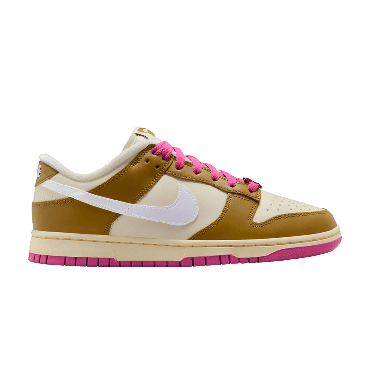 Wmns Dunk Low 'Just Do It - Bronzine Pink' Sneaker Release and Raffle Info