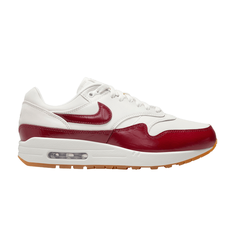 Wmns Air Max 1 LX 'Team Red Croc' Sneaker Release and Raffle Info