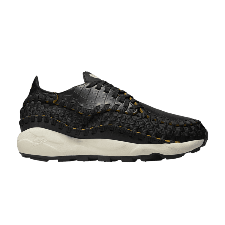 Wmns Air Footscape Woven 'Black Croc' Sneaker Release and Raffle Info