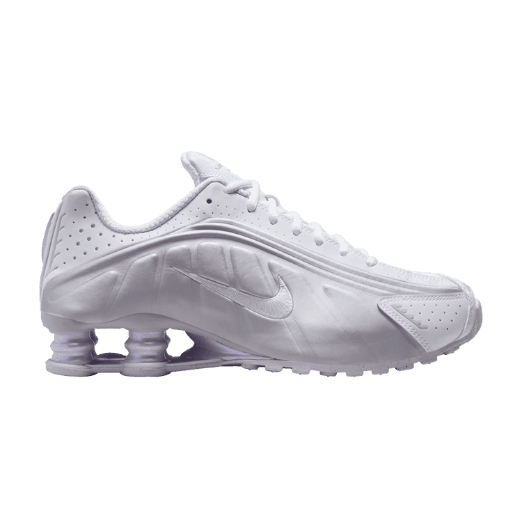 Wmns Shox R4 'Platinum Barely Grape' Sneaker Release and Raffle Info