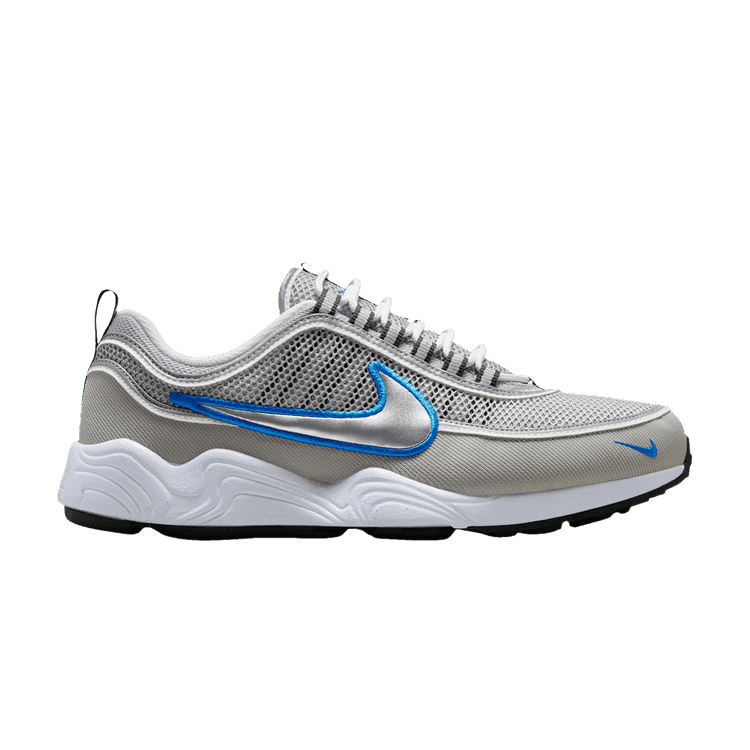 Air Zoom Spiridon SP 'Metallic Silver Blue' 2025 Sneaker Release and Raffle Info