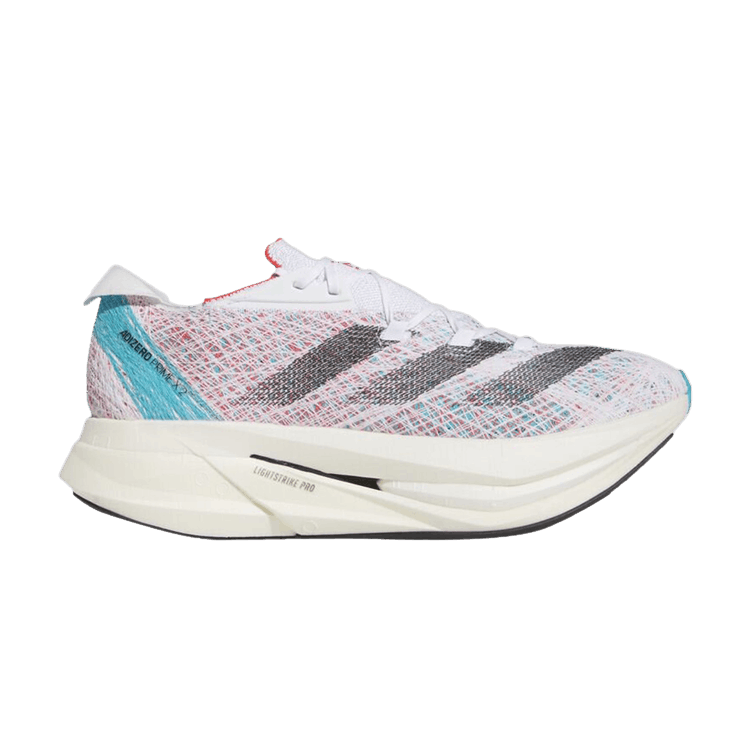 Adizero Prime X 2 Strung 'White Lucid Cyan' Sneaker Release and Raffle Info