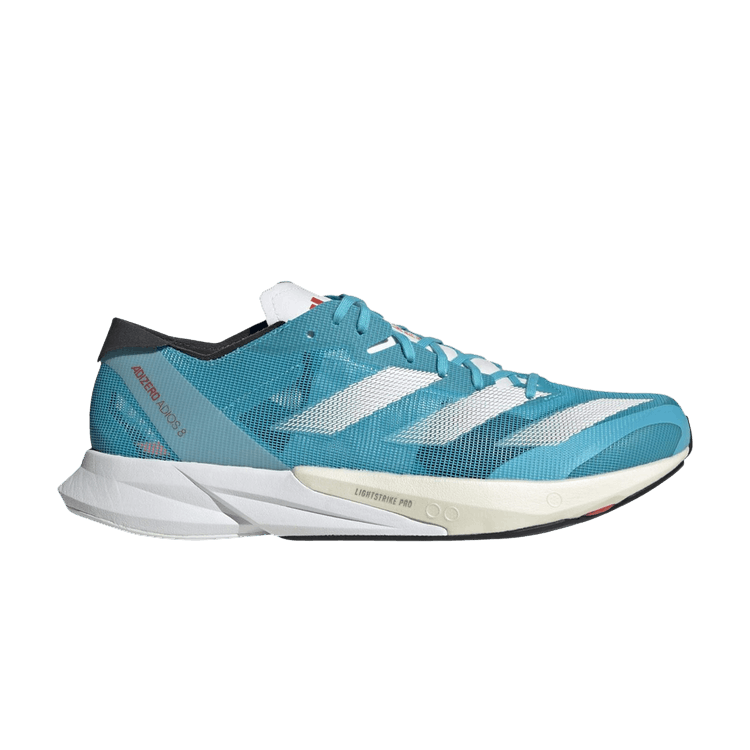 Adizero Adios 8 'Lucid Cyan' Sneaker Release and Raffle Info