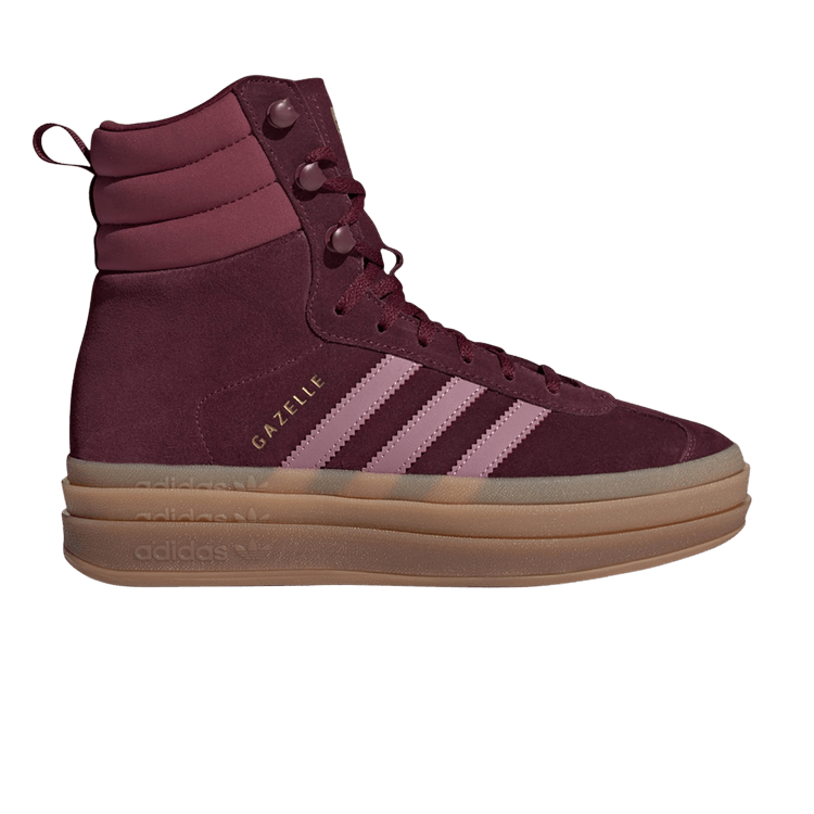 Wmns Gazelle Boot 'Maroon Gum' Sneaker Release and Raffle Info