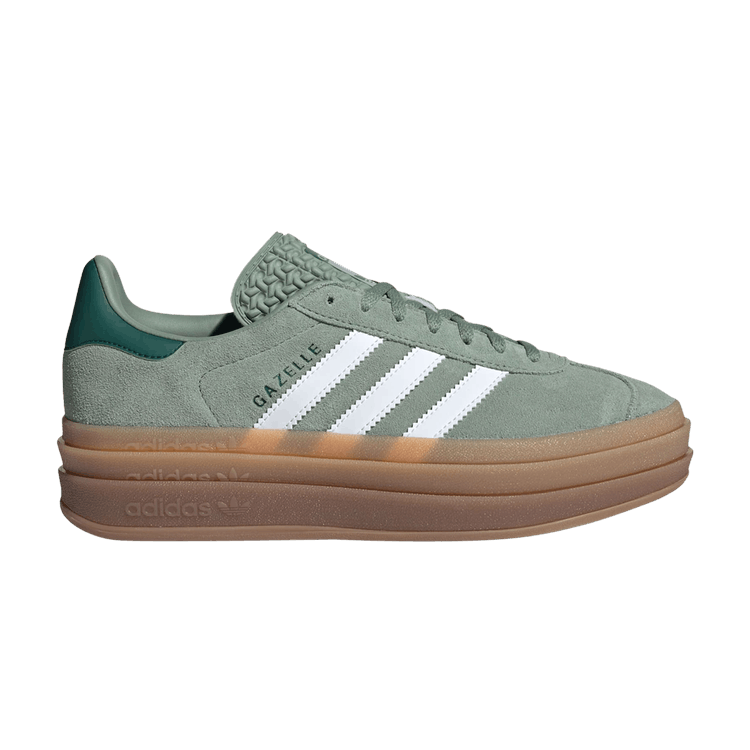 Wmns Gazelle Bold 'Silver Green Gum' Sneaker Release and Raffle Info