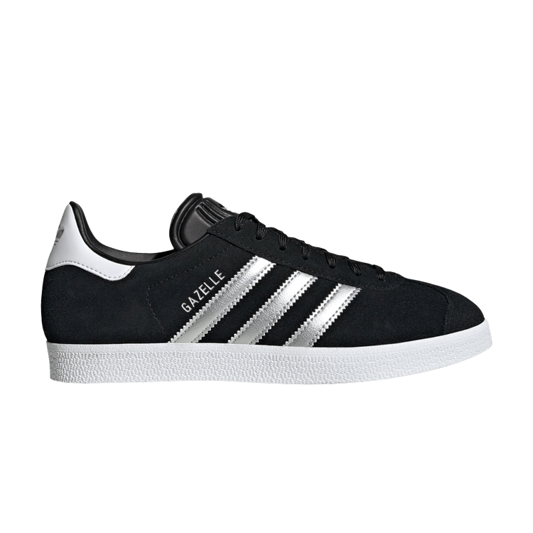 Wmns Gazelle 'Black Silver Metallic' Sneaker Release and Raffle Info