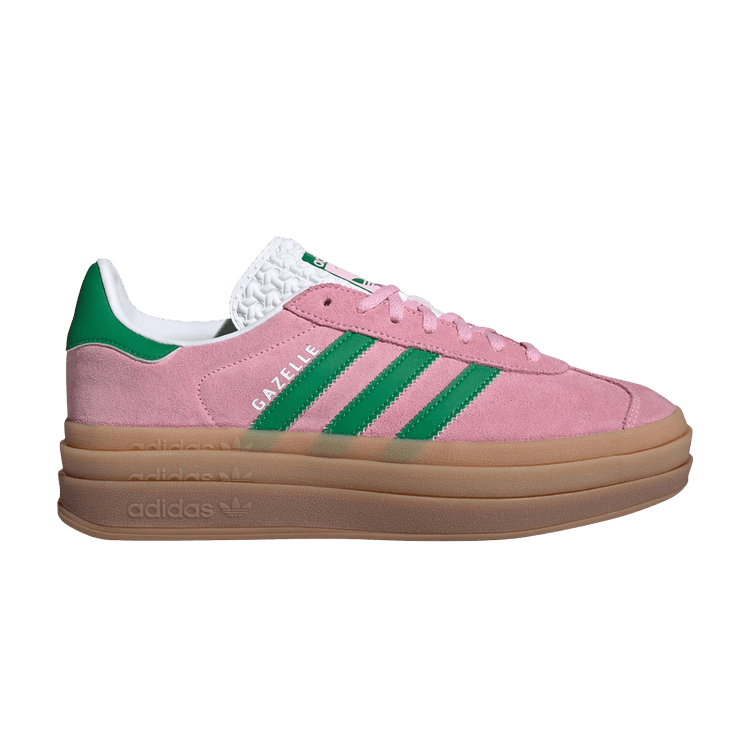 Wmns Gazelle Bold 'True Pink Green' Sneaker Release and Raffle Info