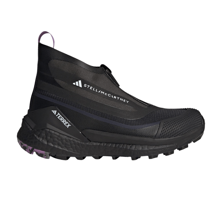 Stella McCartney x Wmns Terrex Free Hiker GORE-TEX 'Black Deep Lilac' Sneaker Release and Raffle Info