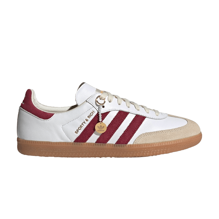 Sporty & Rich x Samba OG 'White Core Burgundy' Sneaker Release and Raffle Info