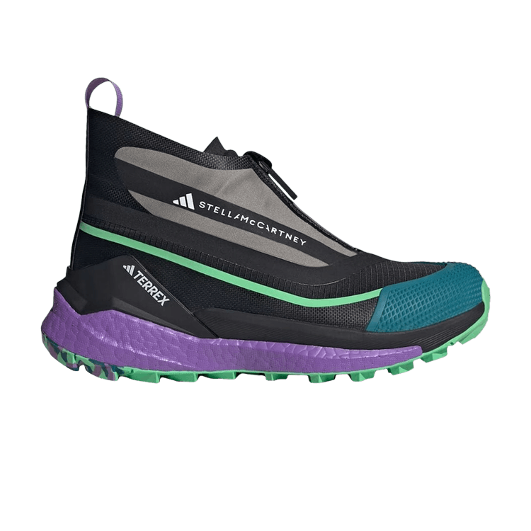 Stella McCartney x Wmns Terrex Free Hiker GORE-TEX 'Black Lilac Green' Sneaker Release and Raffle Info