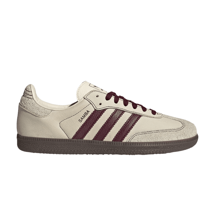 Wmns Samba OG 'Wonder White Maroon' Sneaker Release and Raffle Info