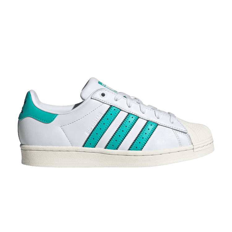 Wmns Superstar 'White Mint Rush' Sneaker Release and Raffle Info