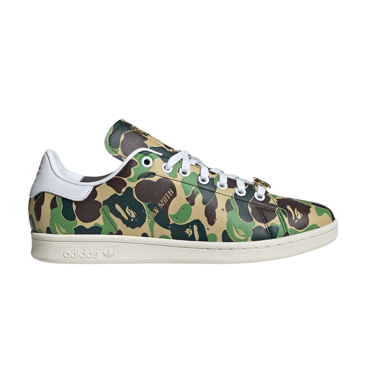 BAPE x Stan Smith 'ABC Camo' Sneaker Release and Raffle Info