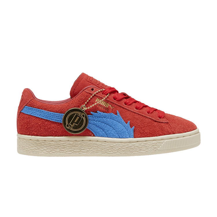 One Piece x Suede Big Kid 'Luffy' Sneaker Release and Raffle Info