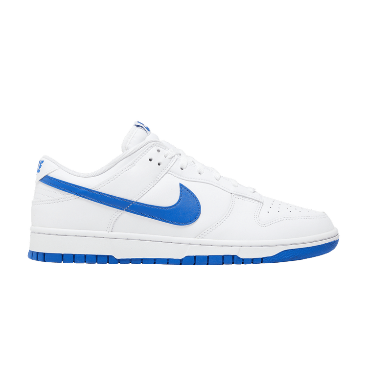 Dunk Low 'White Hyper Royal' Sneaker Release and Raffle Info