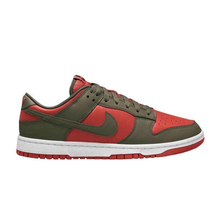 Dunk Low 'Cargo Khaki Mystic Red' Sneaker Release and Raffle Info