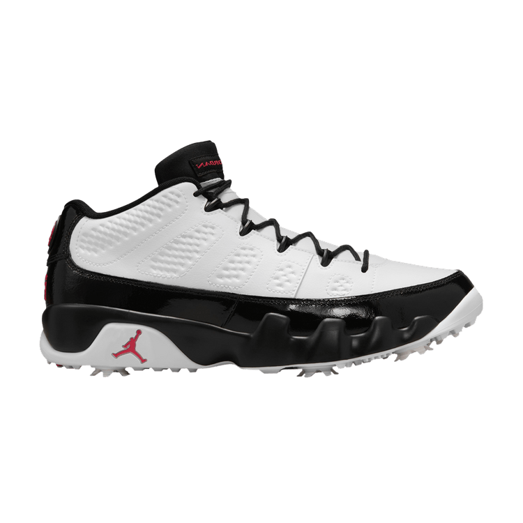 Air Jordan 9 Low Golf 'White Black True Red' Sneaker Release and Raffle Info